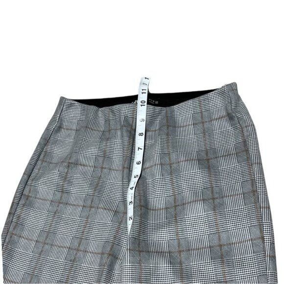 Zara Plaid Pull On Pants Leggings Size M - Picture 5 of 9
